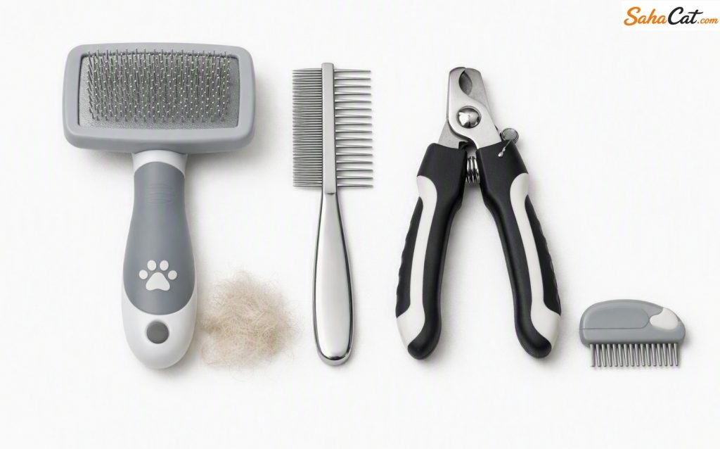 cat grooming tools