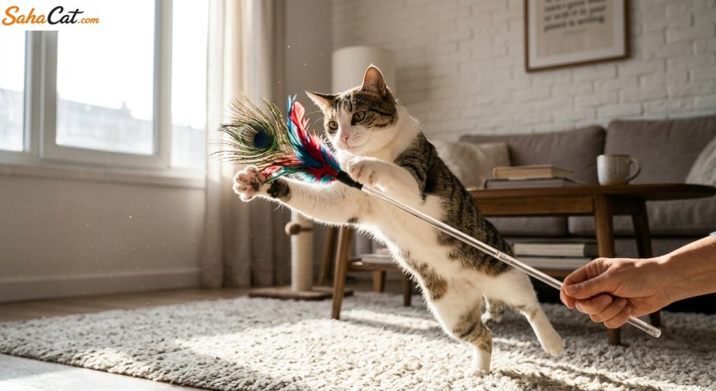 cat hunt toy