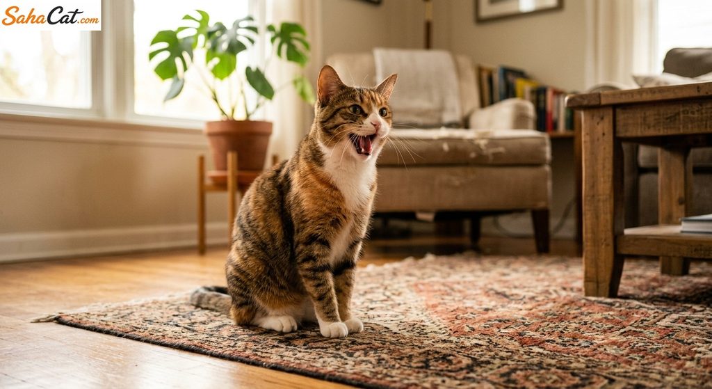 cat meowing