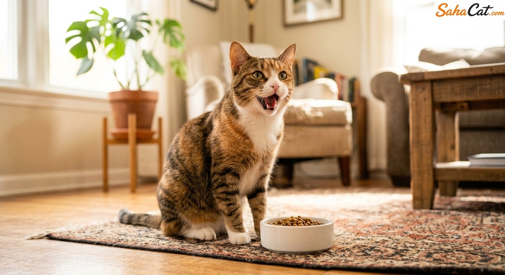 cat meowing